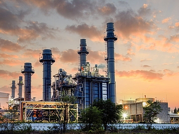 Kraftwerksbau Ein Beispielbild für die Branchen, in denen WiRoPa aus Gescher aktiv ist - hier ein Bild von einem Kraftwerk.