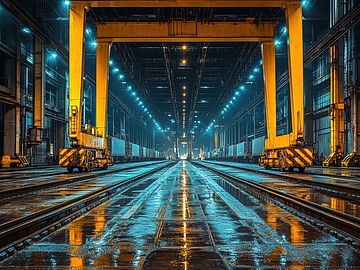 Kranbau Ein beispielhaftes Bild aus den Branchen, in denen WiRoPa aus Gescher tätig ist - es zeigt eine Szene aus dem Kranbau.